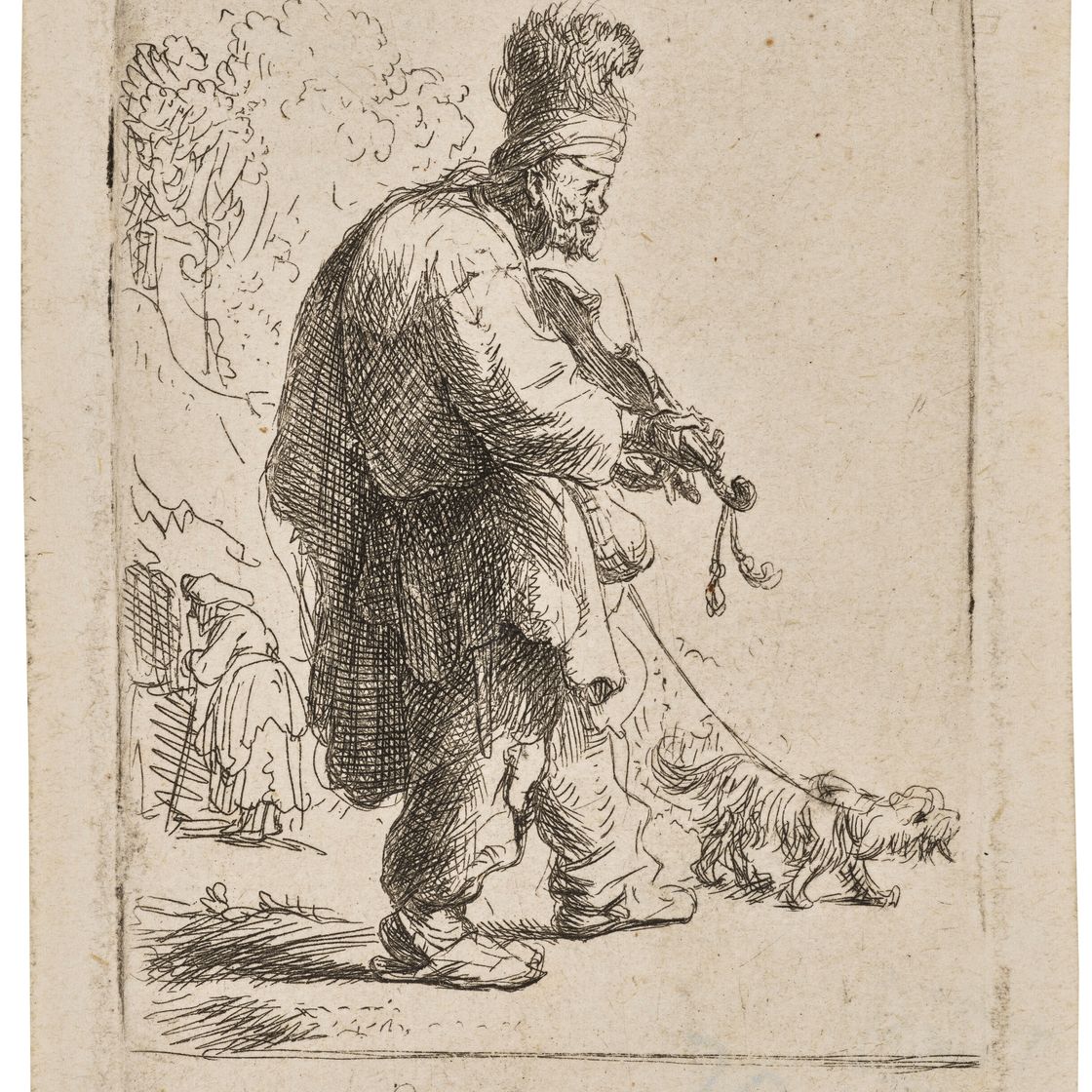 Rembrandt van Rijn — Слепой скрипач
