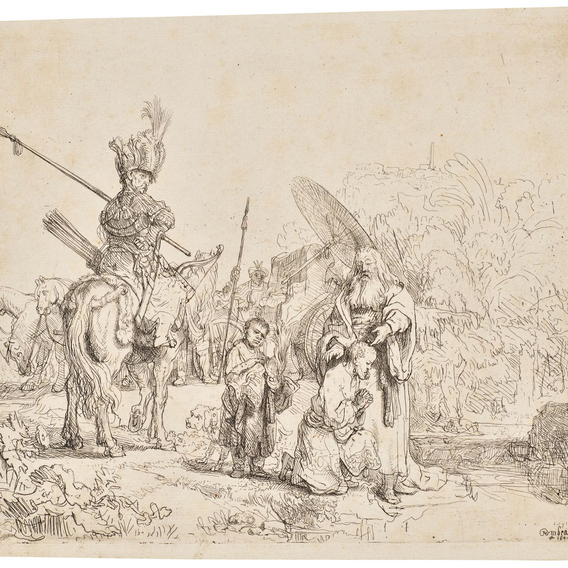 Rembrandt van Rijn — Крещение евнуха
