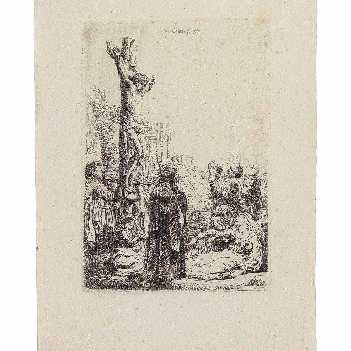 Rembrandt van Rijn — Распятие: Маленькая тарелочка