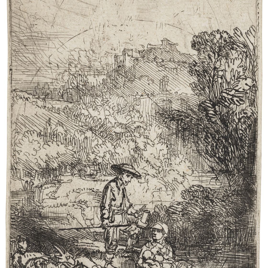 Rembrandt van Rijn — Пастух и его семья ("Het Hardertje")