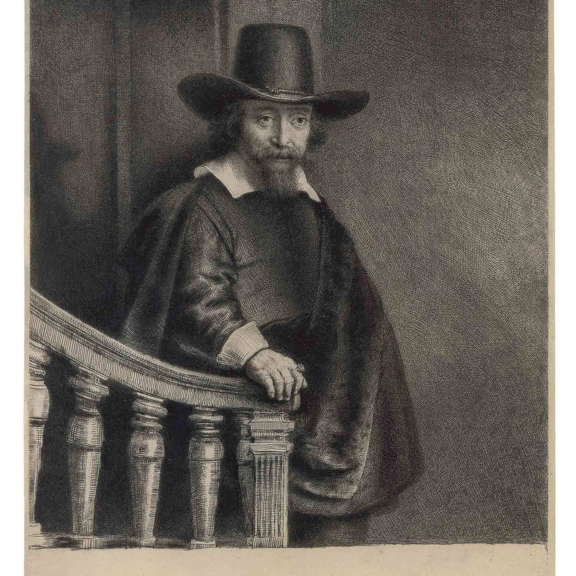 Rembrandt van Rijn — Эфраим Бонус, еврейский врач (B., Зал. 278; H. 226)