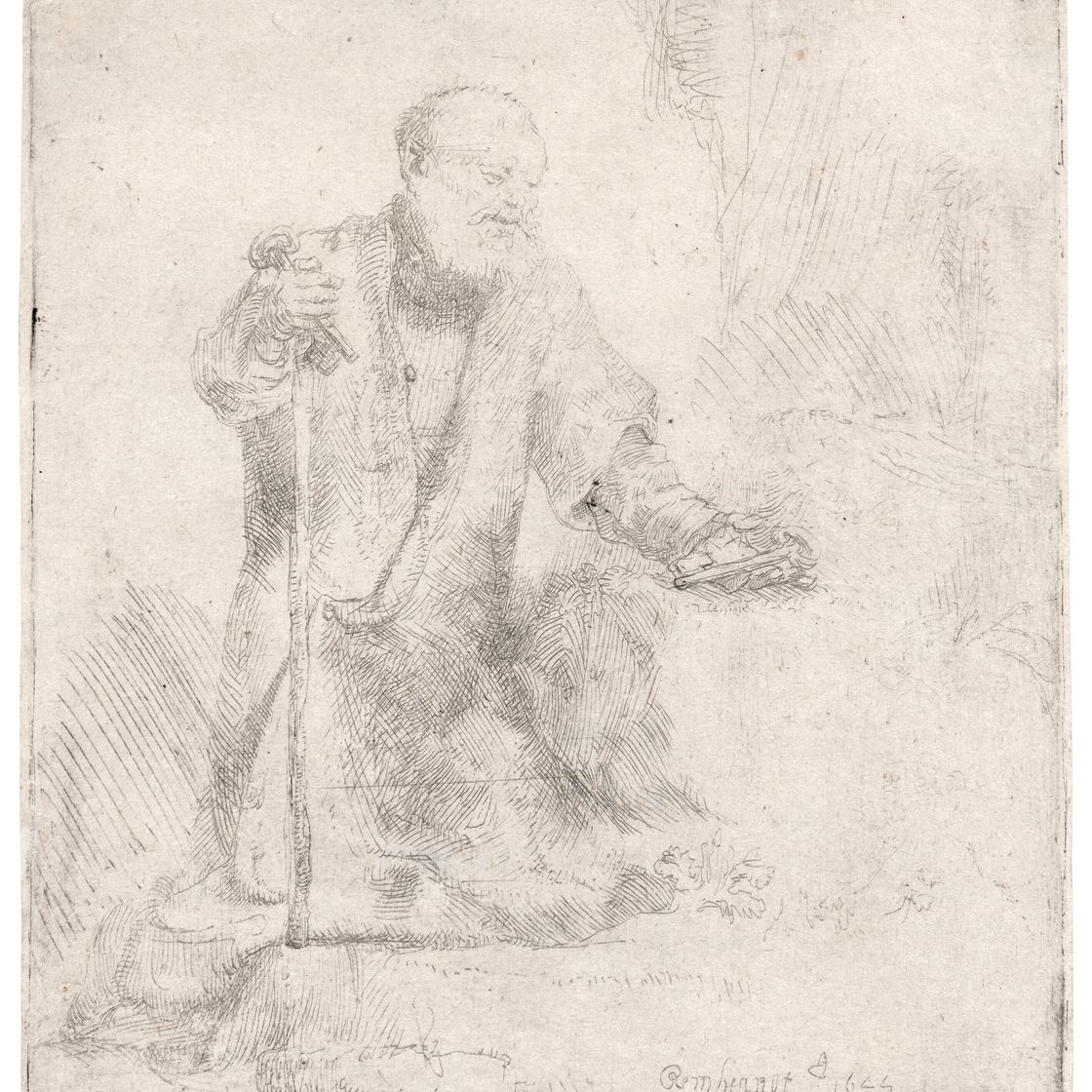 Rembrandt van Rijn — Святой Петр в покаянии