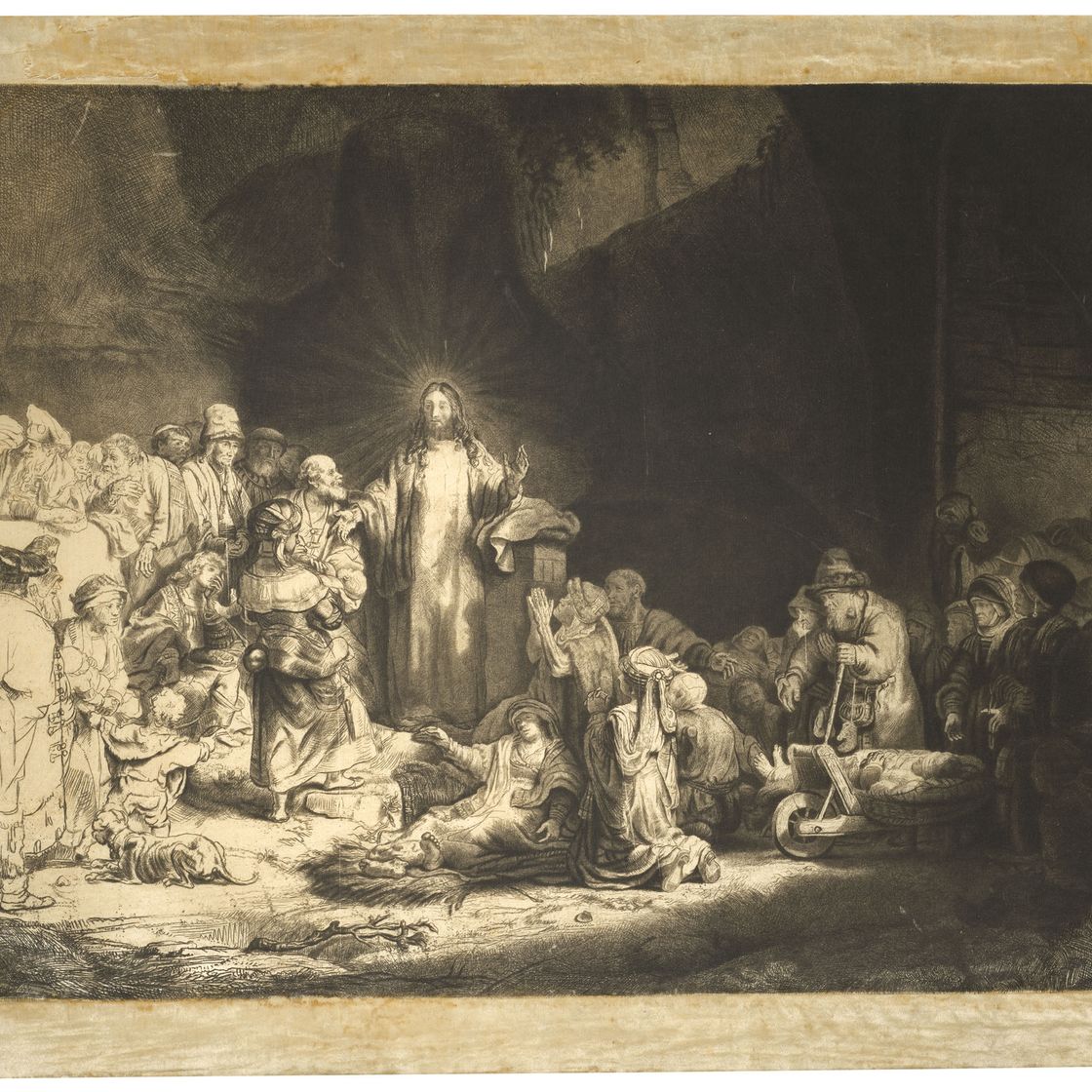 Rembrandt van Rijn — Христос, исцеляющий больных: "Гравюра за сто гульденов"