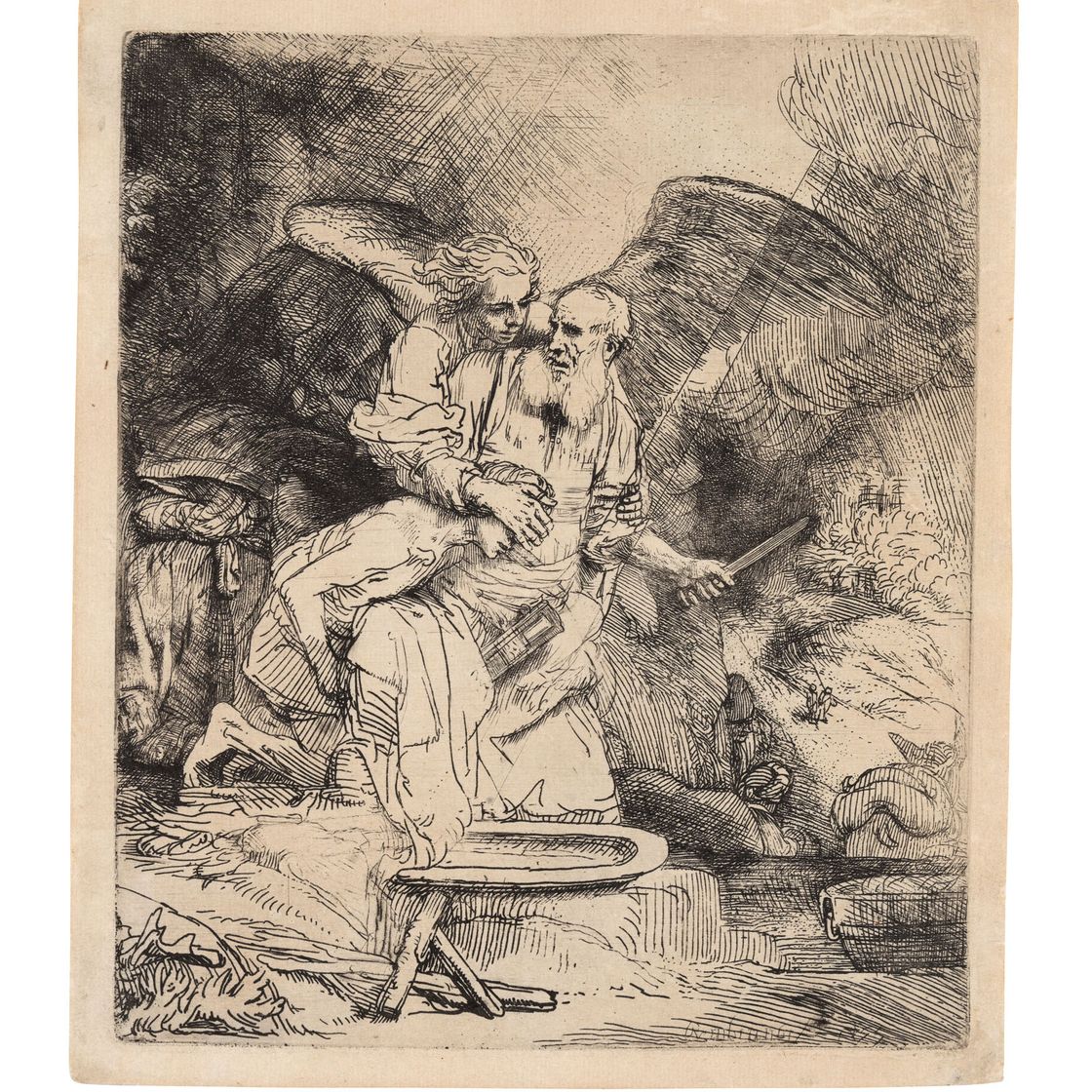 Rembrandt van Rijn — Жертва Авраама
