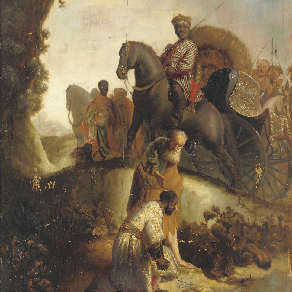 Rembrandt van Rijn — Крещение евнуха