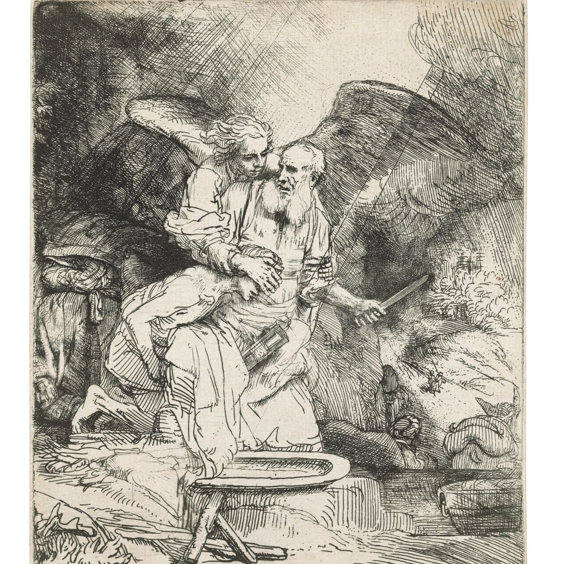 Rembrandt van Rijn — Жертвоприношение Авраама