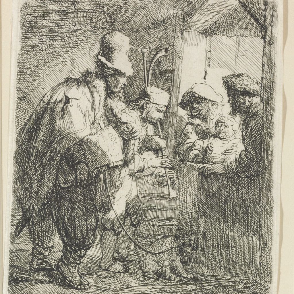 Rembrandt van Rijn — "Бродячие музыканты" (В., Зал. 119; Н. 142)