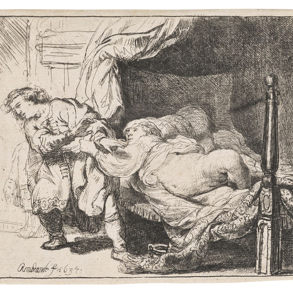 Rembrandt van Rijn — Иосиф и жена Потифара