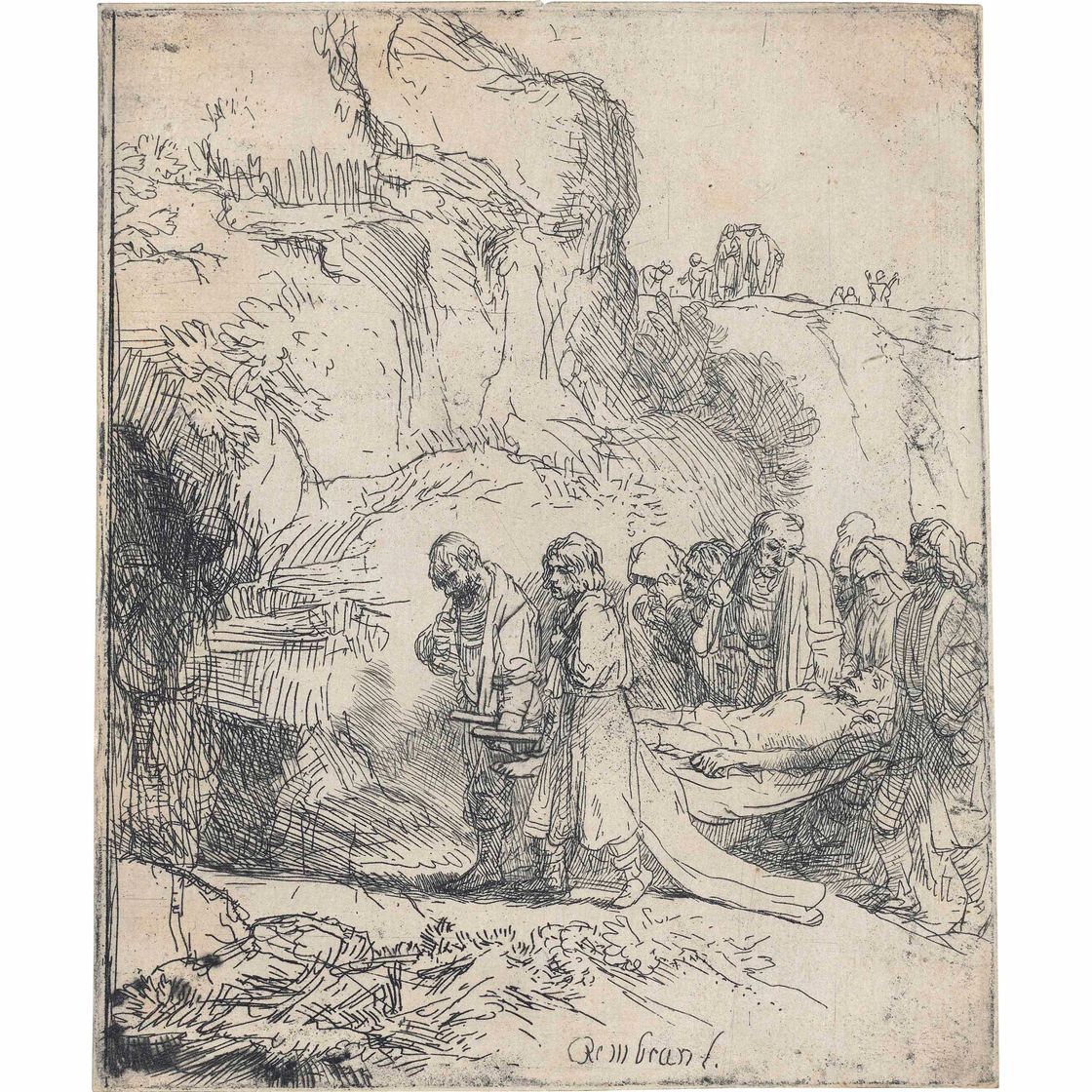 Rembrandt van Rijn — Христа отнесли ко гробу