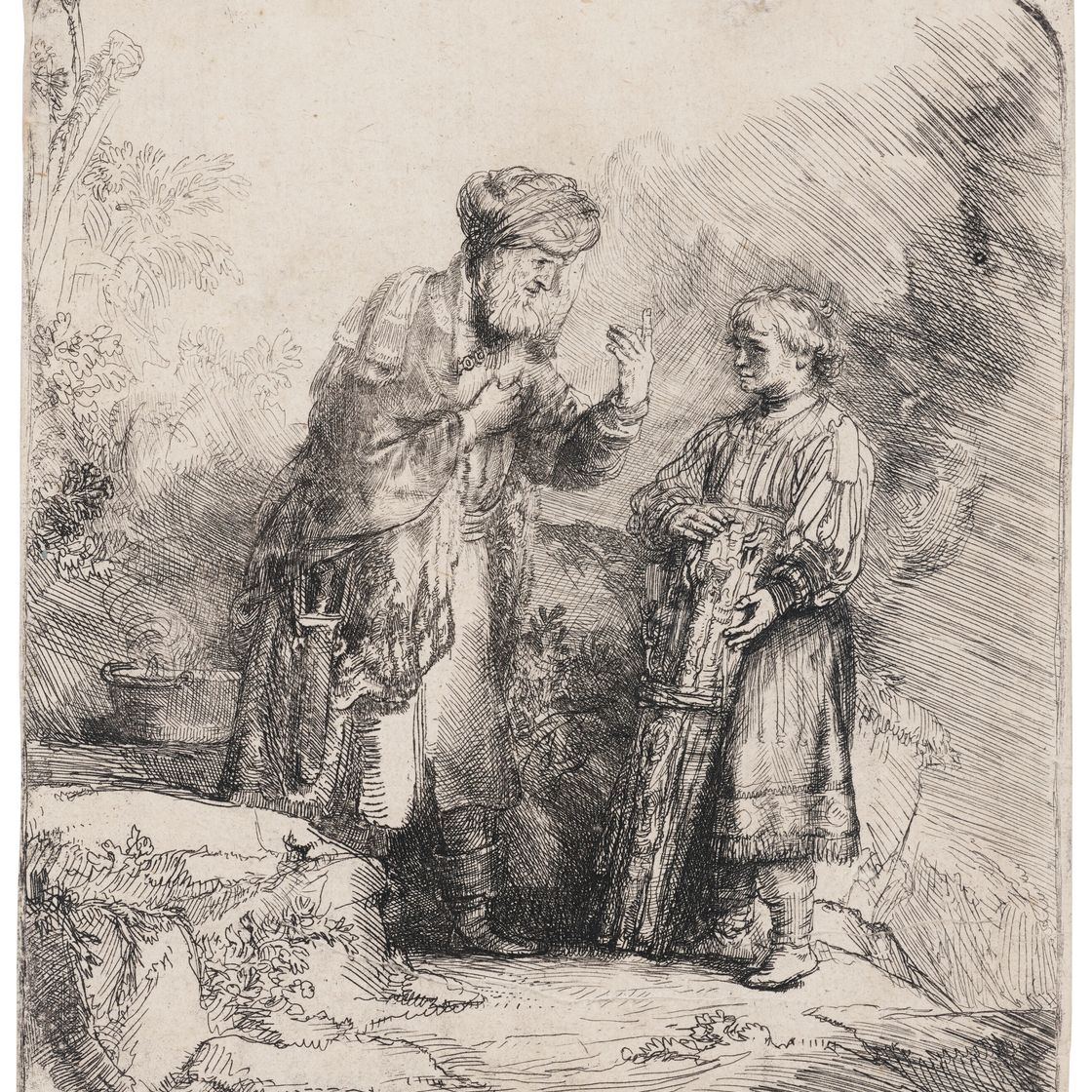 Rembrandt van Rijn — Авраам и Исаак