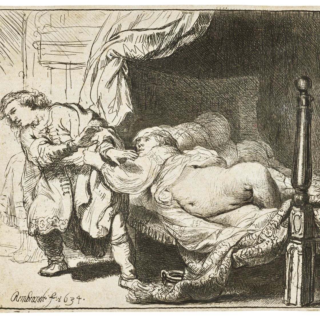 Rembrandt van Rijn — Иосиф и жена Потифара