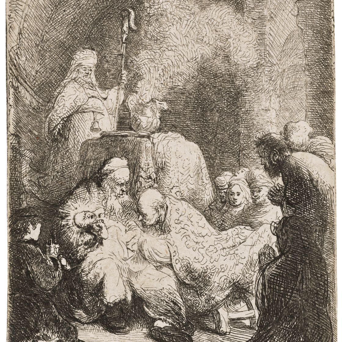 Rembrandt van Rijn — Обрезание: Маленькая пластинка
