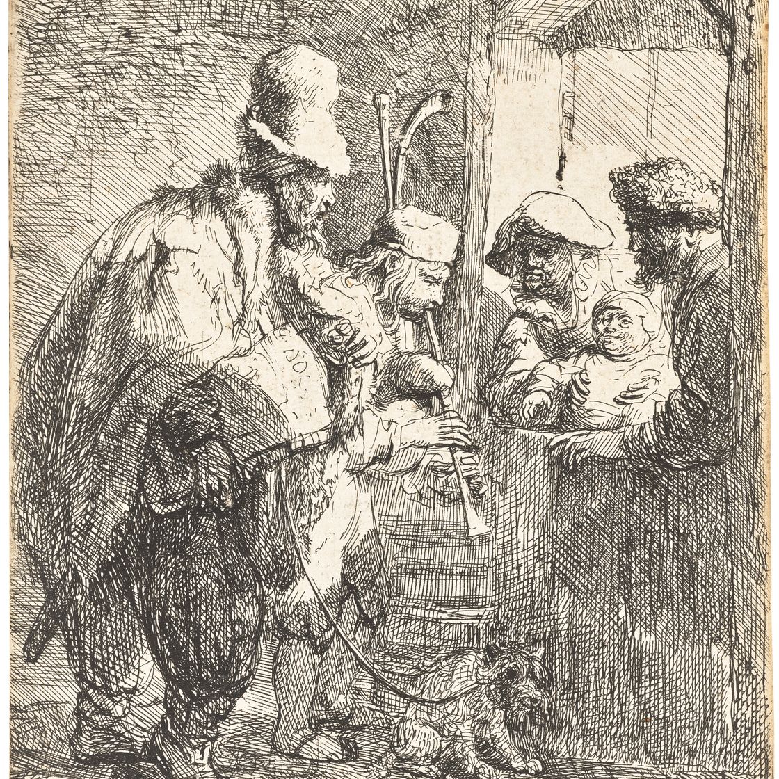 Rembrandt van Rijn — Бродячие музыканты