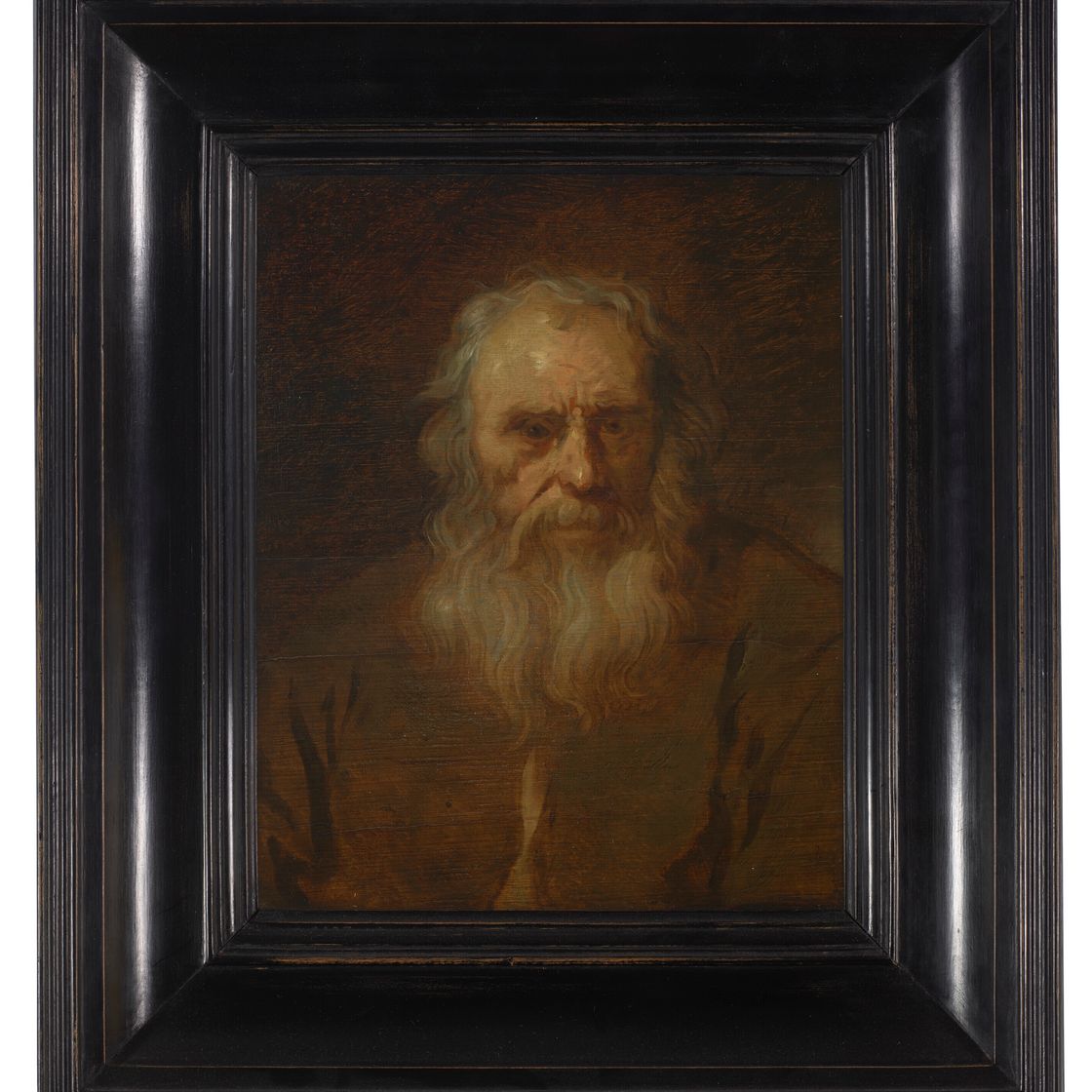 Rembrandt van Rijn — Голова и плечи пожилого мужчины