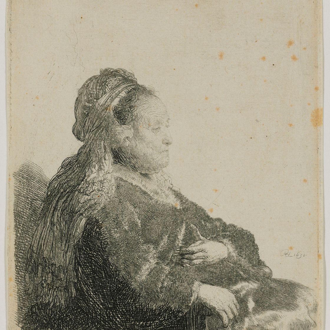 Rembrandt van Rijn — Диана в ванне, изображение 2