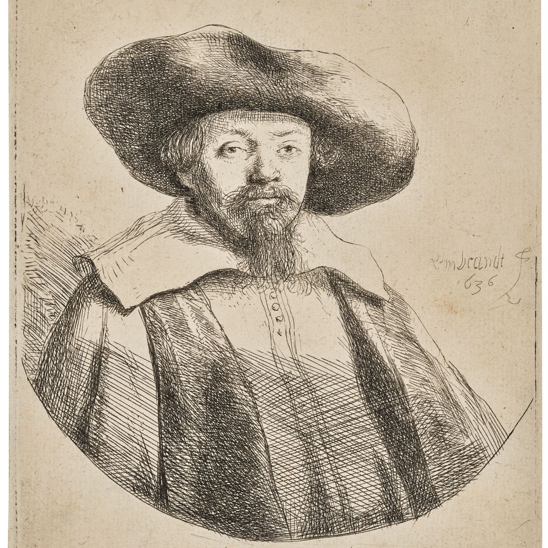 Rembrandt van Rijn — Манассия Бен Израэль