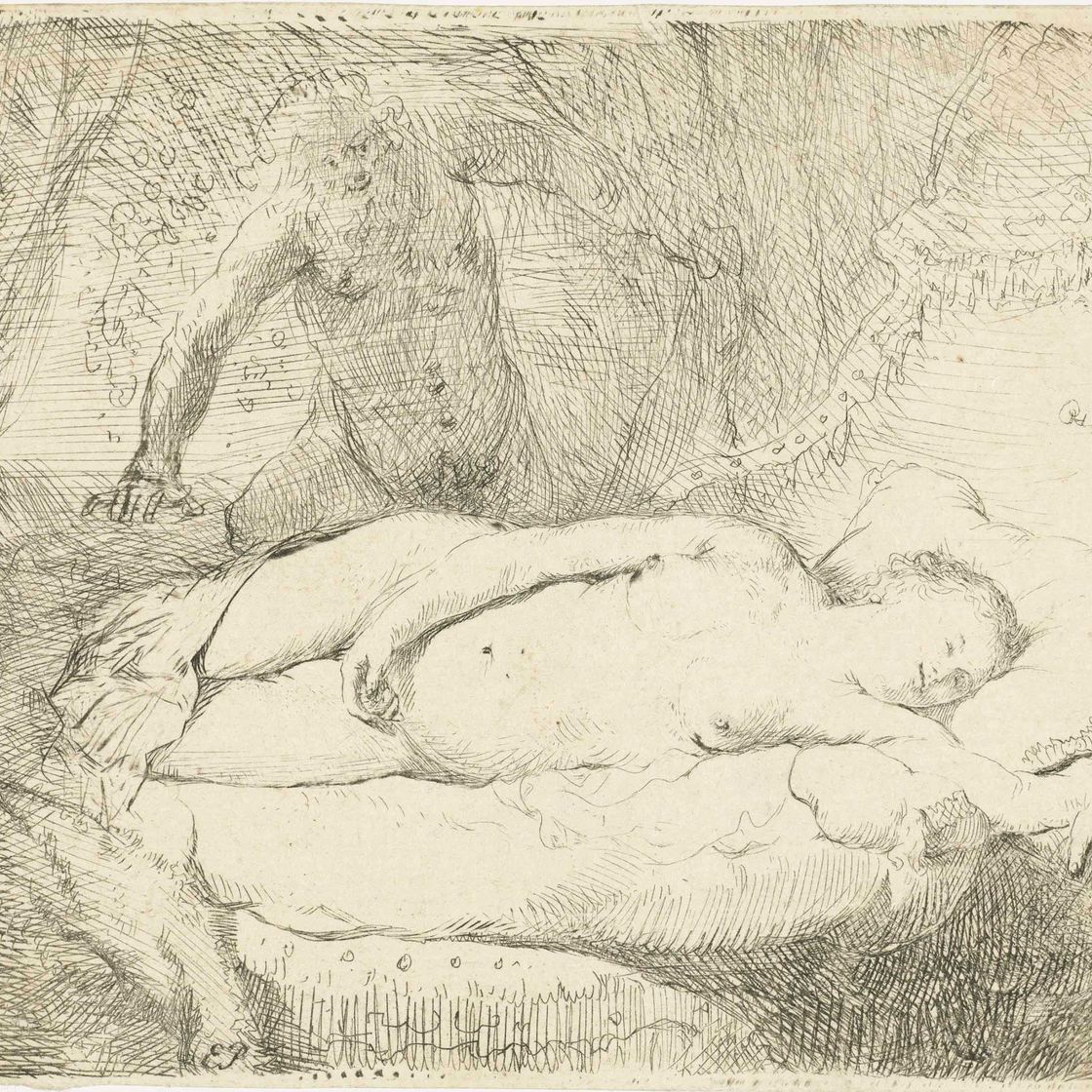 Rembrandt van Rijn — Юпитер и Антиопа