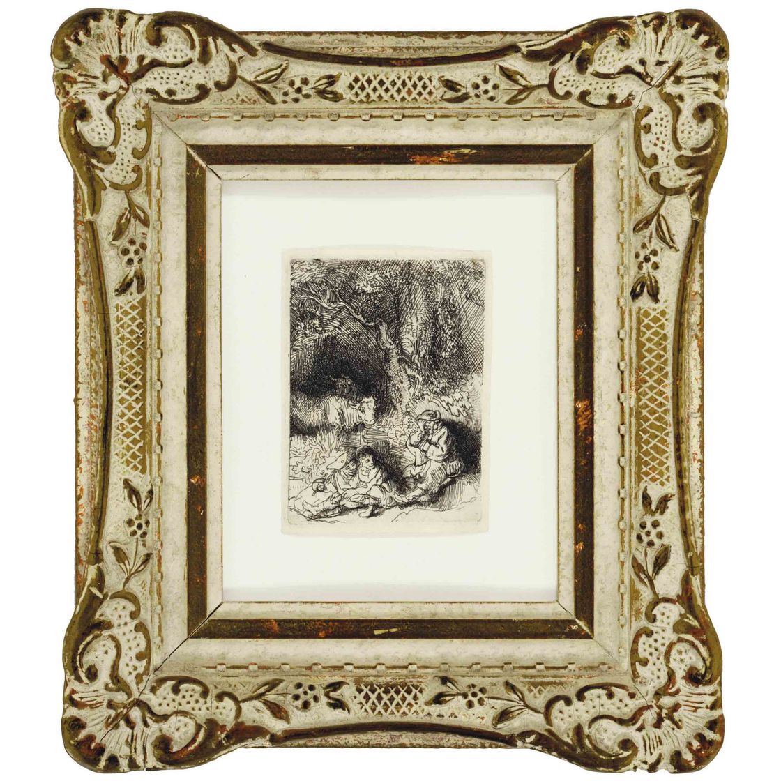 Rembrandt van Rijn — Спящий пастух (Б., Зал. 189; Н. 207)