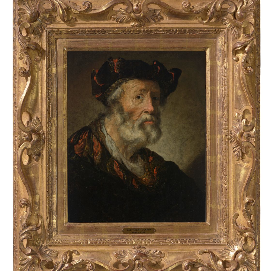 Rembrandt van Rijn — Головной кабинет бородатого мужчины, изображение 2