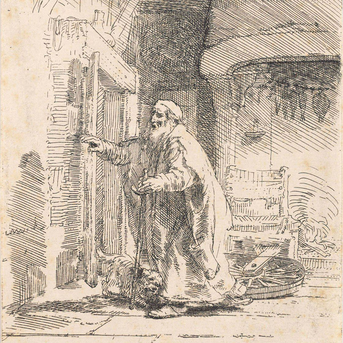 Rembrandt van Rijn — Слепота Товита: Большая фотография (В., Зал. 42; Н. 252)