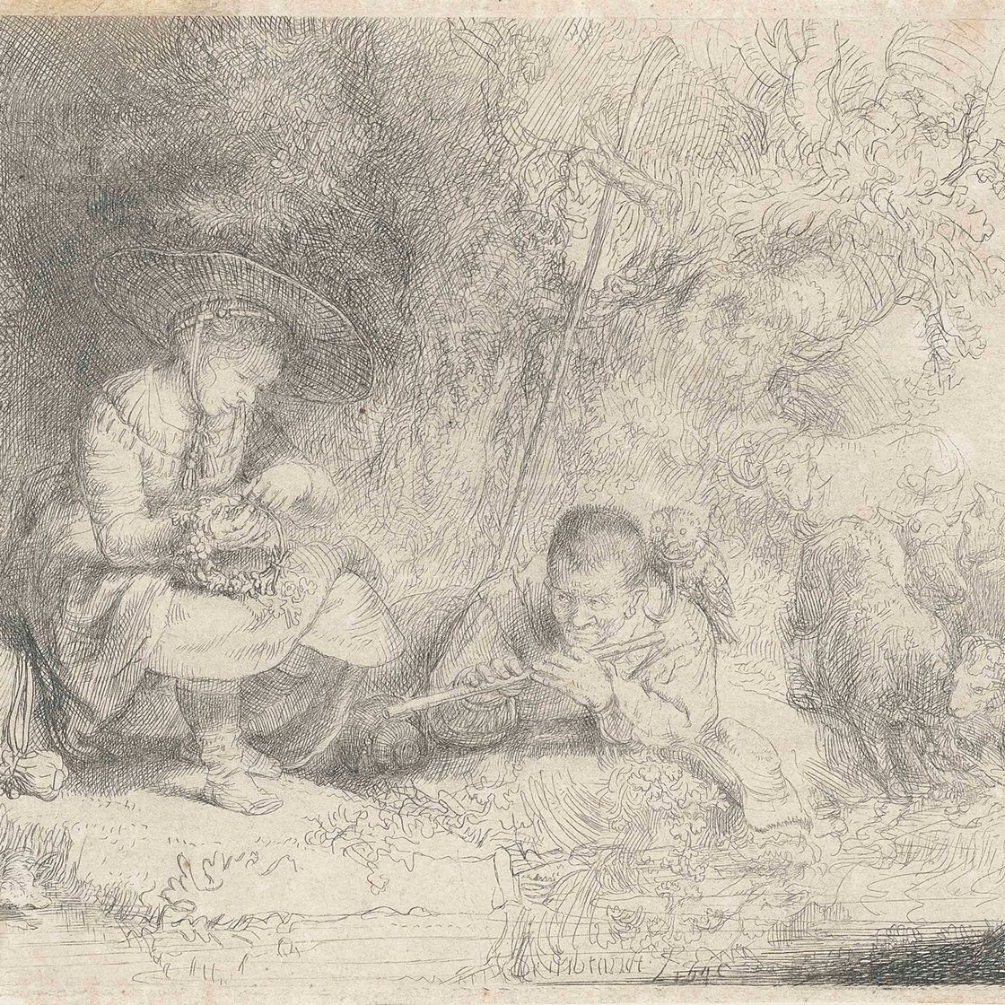 Rembrandt van Rijn — Флейтист