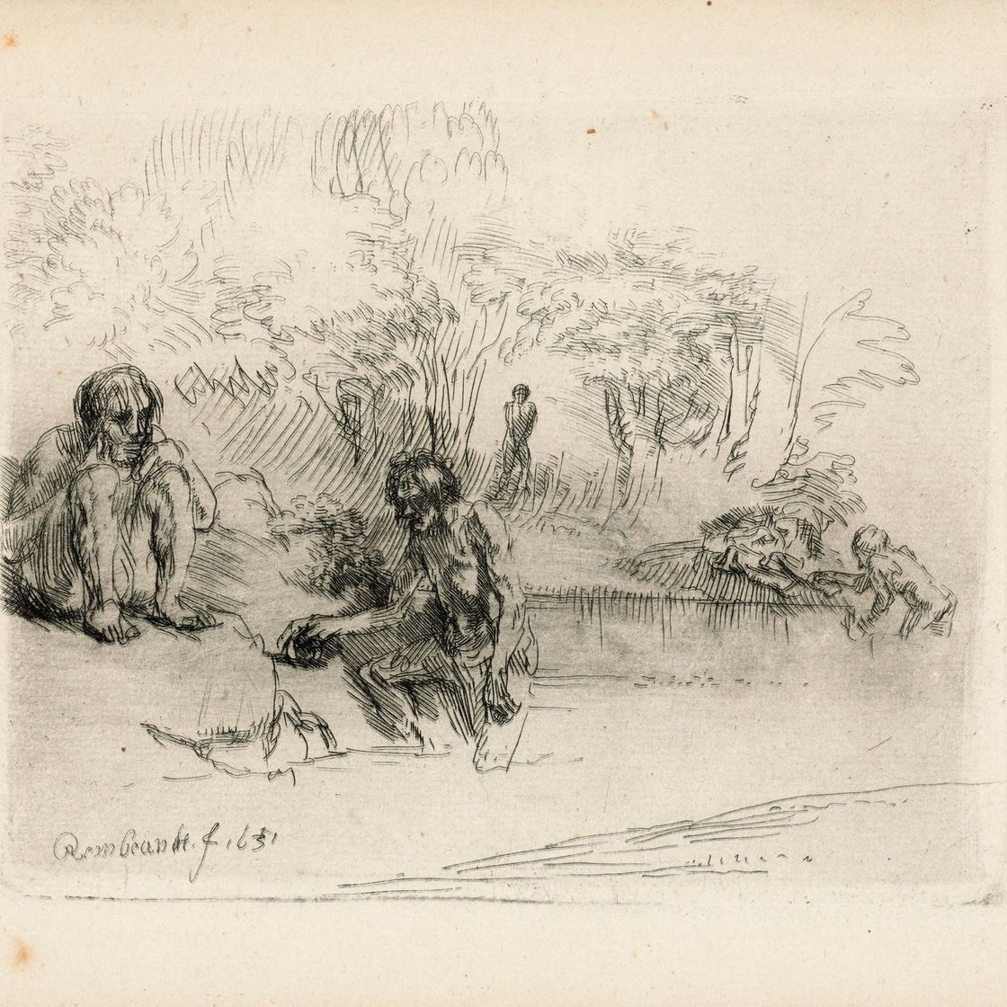 Rembrandt van Rijn — Группа твоих гравюр