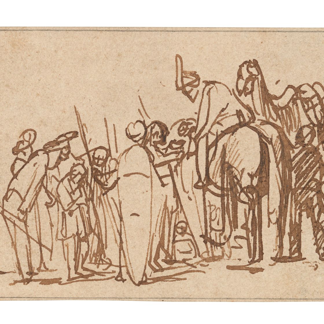 Rembrandt van Rijn — Иосиф был продан своими братьями