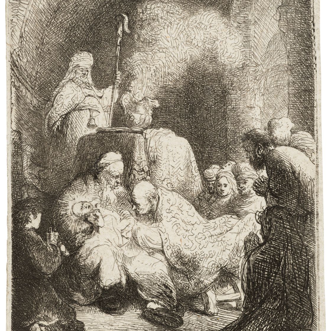 Rembrandt van Rijn — Обрезание: Маленькая пластинка