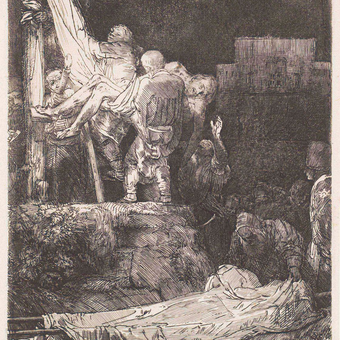 Rembrandt van Rijn — Снятие с Креста при свете факелов (В., Зал. 83; Н. 280; Новый зал. 286)