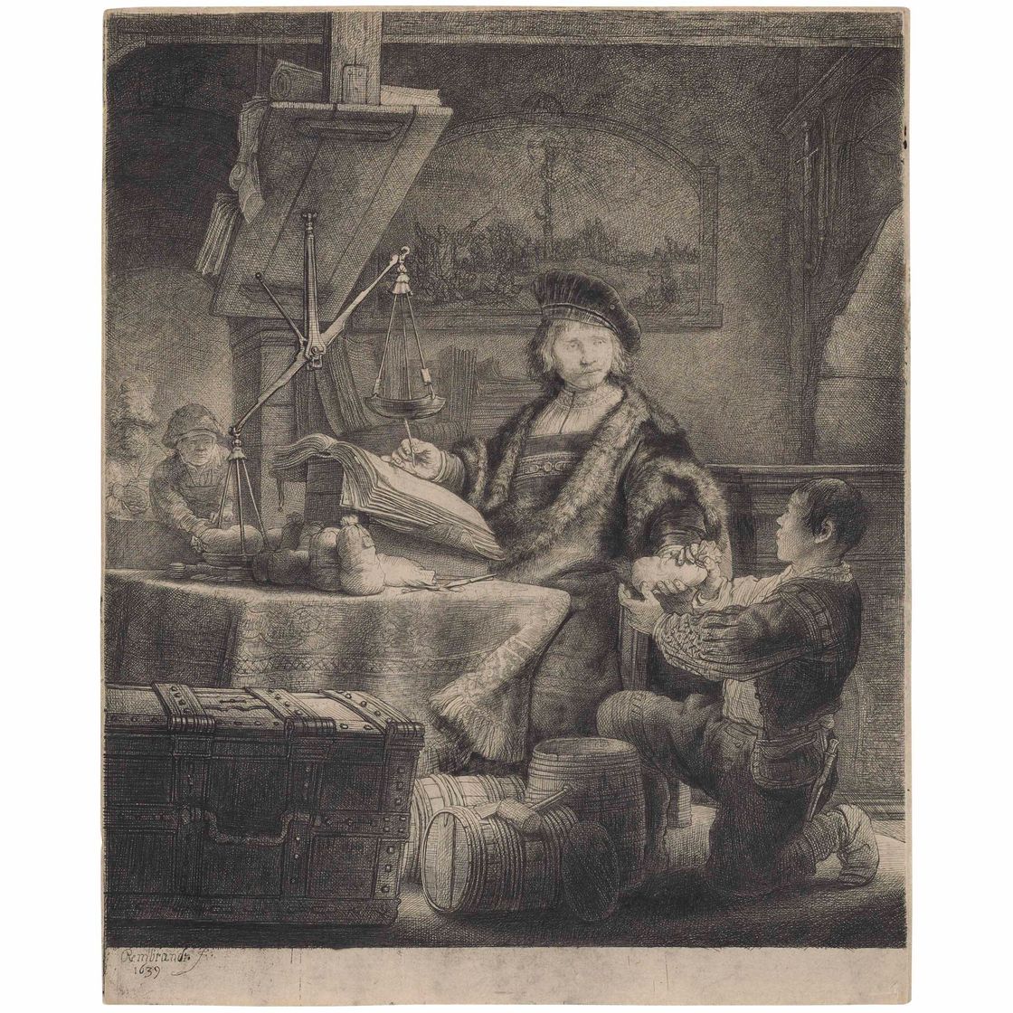 Rembrandt van Rijn — Ян Ойтенбогерт "Золотоискатель"