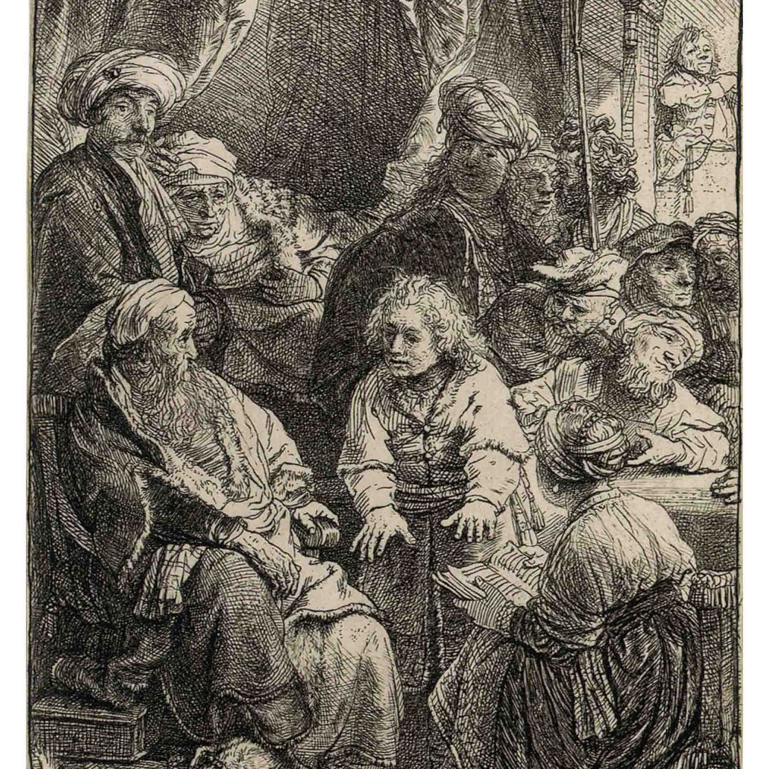 Rembrandt van Rijn — Иосиф, рассказывающий свои сны (Б., Зал. 37; Н. 160)