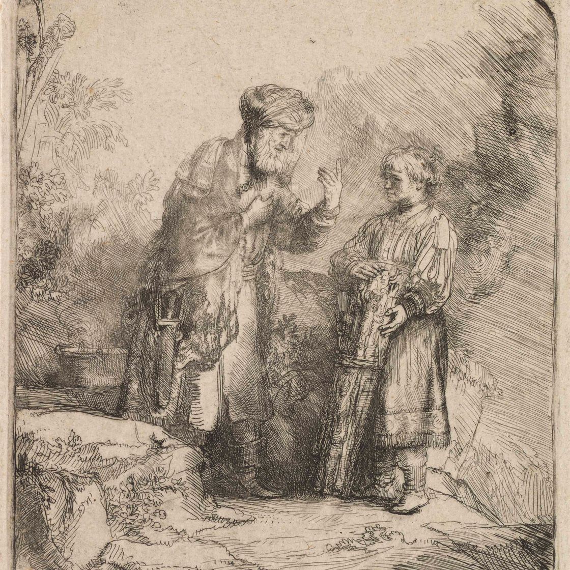 Rembrandt van Rijn — Авраам и Исаак