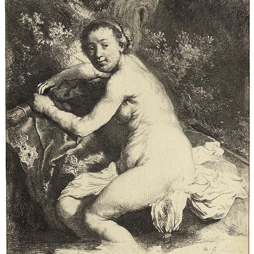 Rembrandt van Rijn — Диана в ванне (Барч, Холстейн, 201; Хинд, 42)
