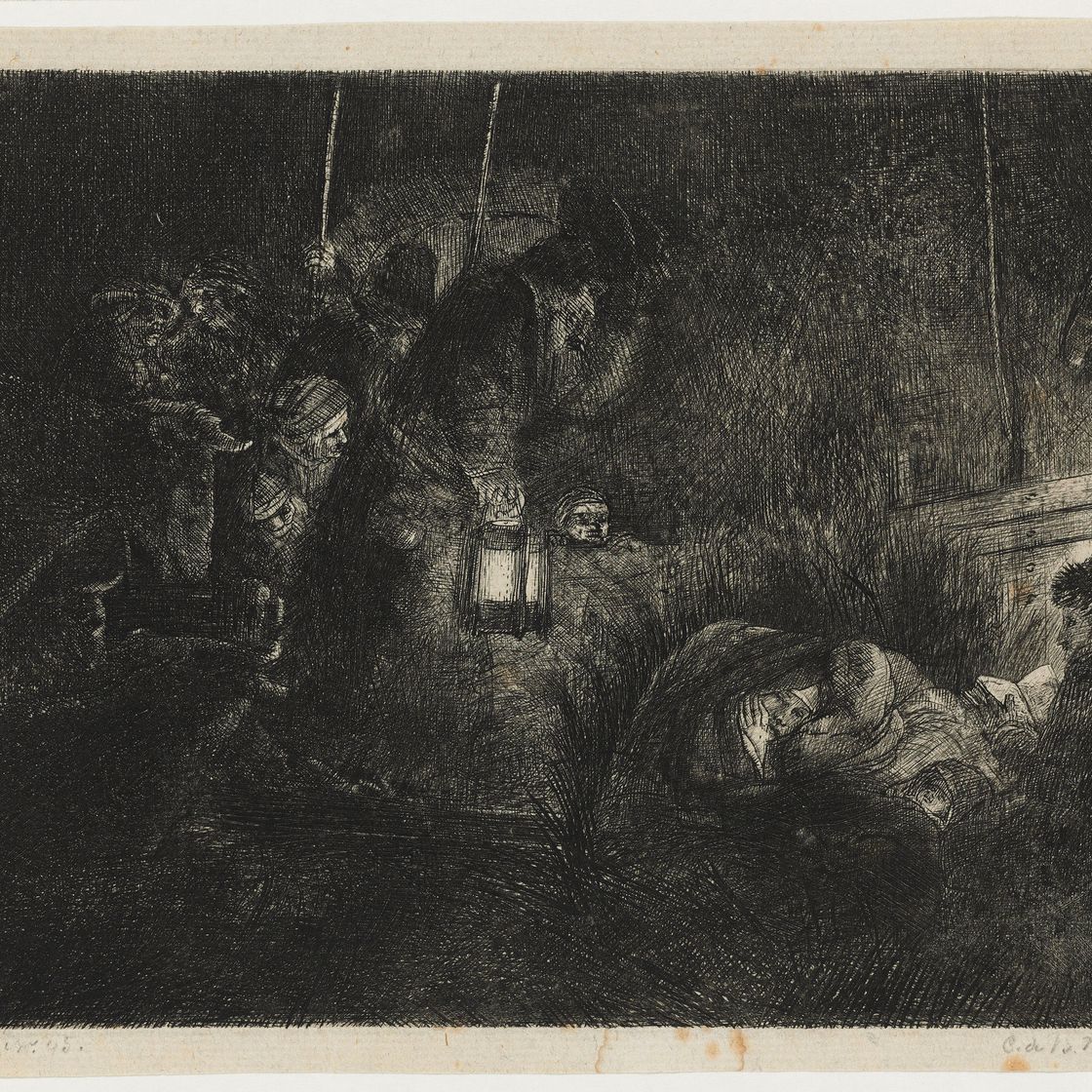 Rembrandt van Rijn — Христос и женщина из Самарии среди руин, изображение 4