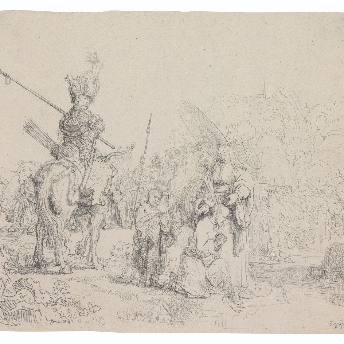 Rembrandt van Rijn — Крещение евнуха