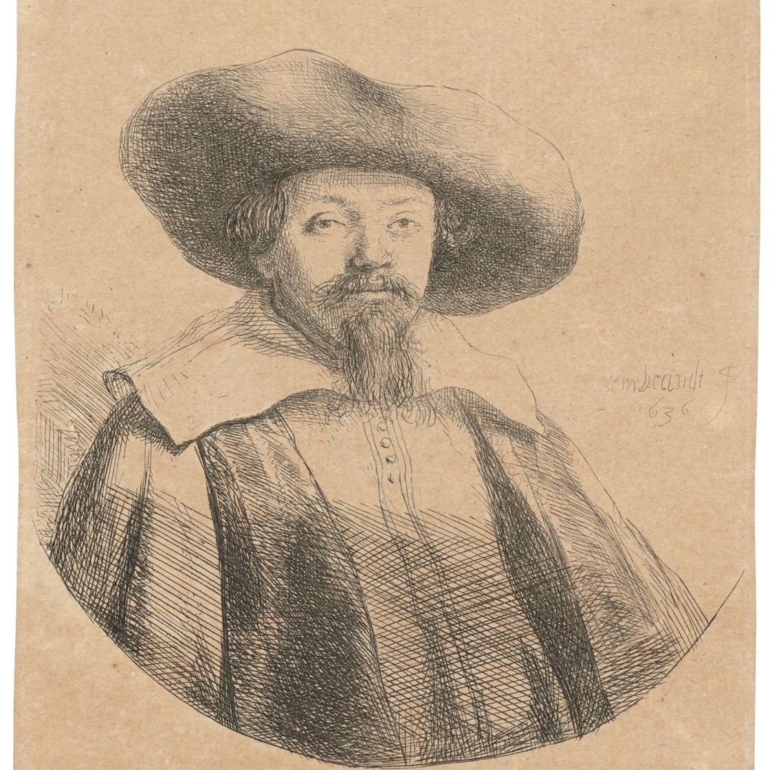 Rembrandt van Rijn — Самуил Манассия Бен Израэль