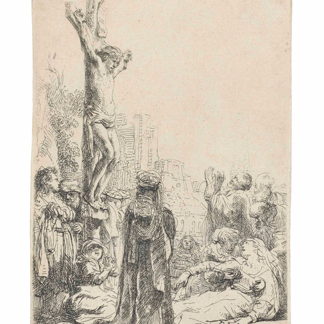 Rembrandt van Rijn — Распятие: Маленькая тарелочка