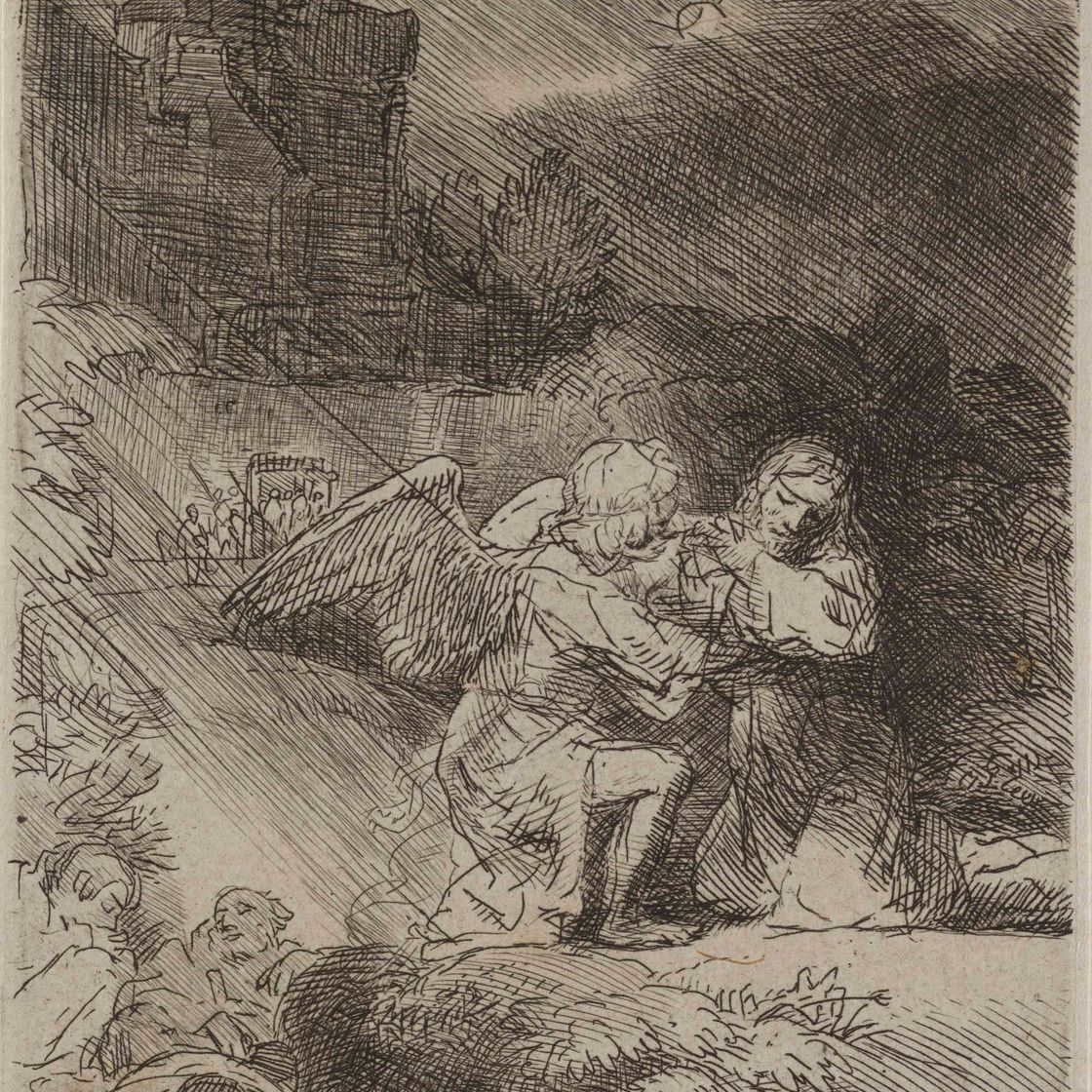 Rembrandt van Rijn — Агония в саду
