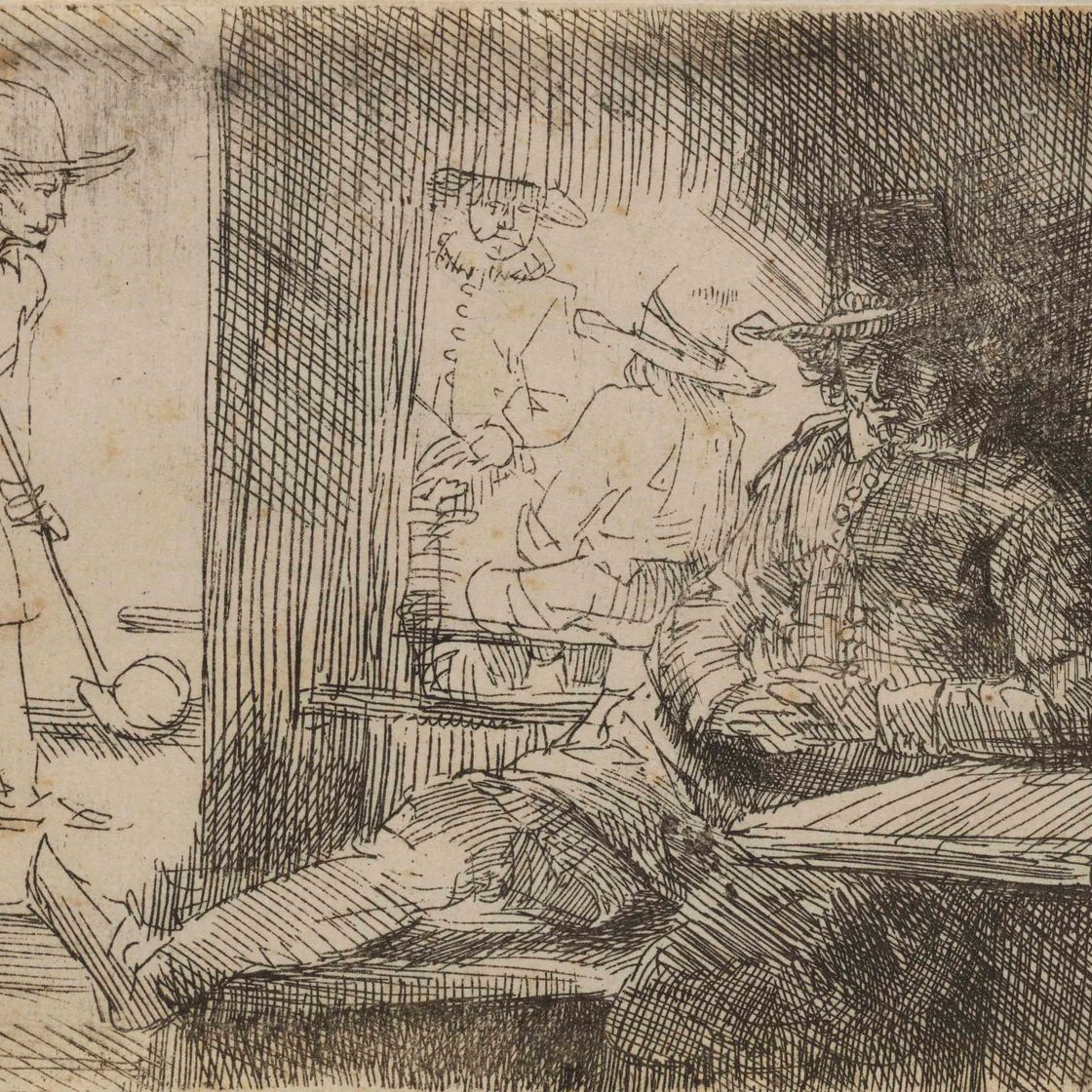Rembrandt van Rijn — Игрок в рингбол ("Игрок в гольф")
