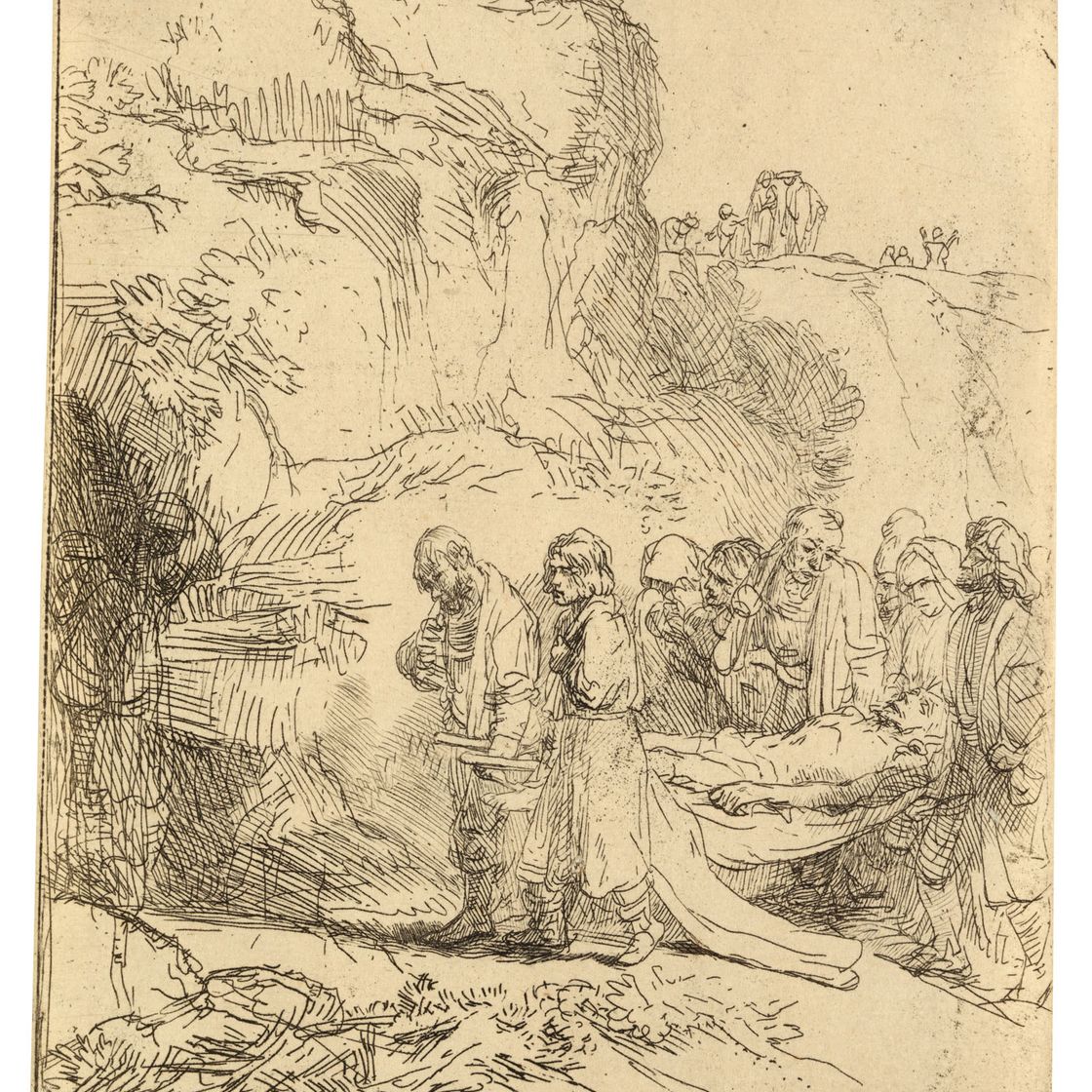 Rembrandt van Rijn — Христа отнесли ко гробу