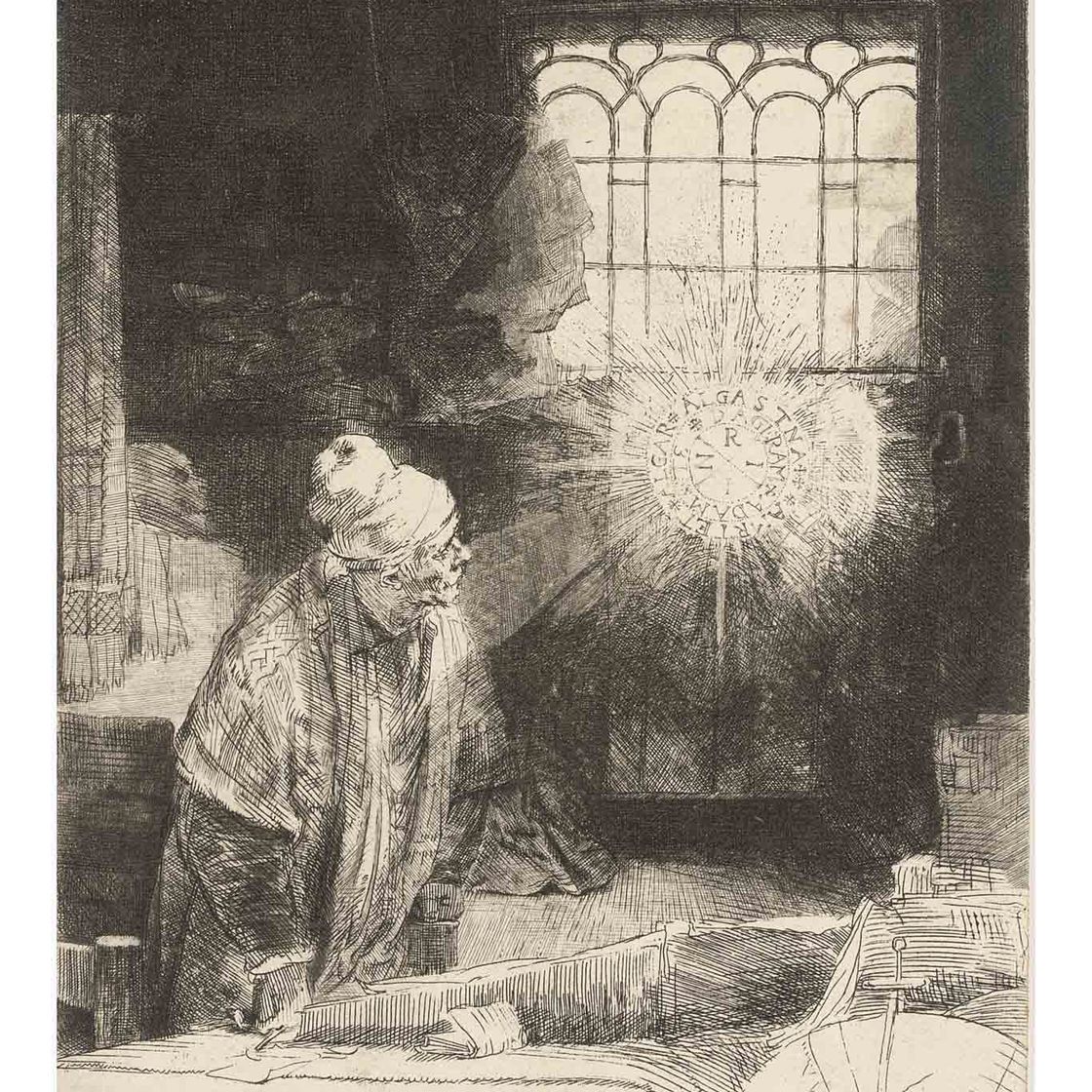 Rembrandt van Rijn — Фауст (Б., стр. 270; Ч. 260)