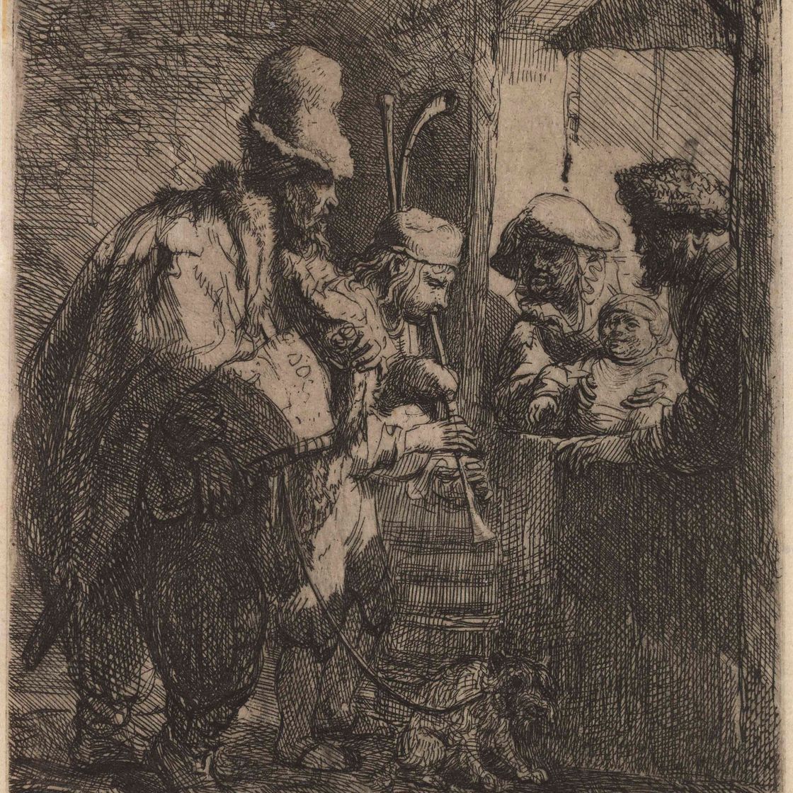 Rembrandt van Rijn — Бродячие музыканты