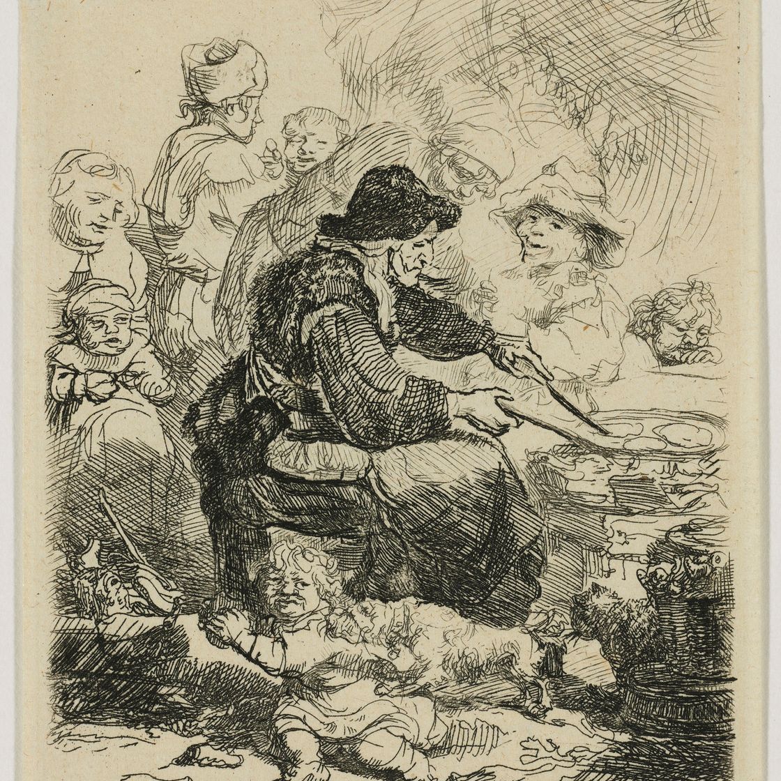 Rembrandt van Rijn — Блинница, изображение 1