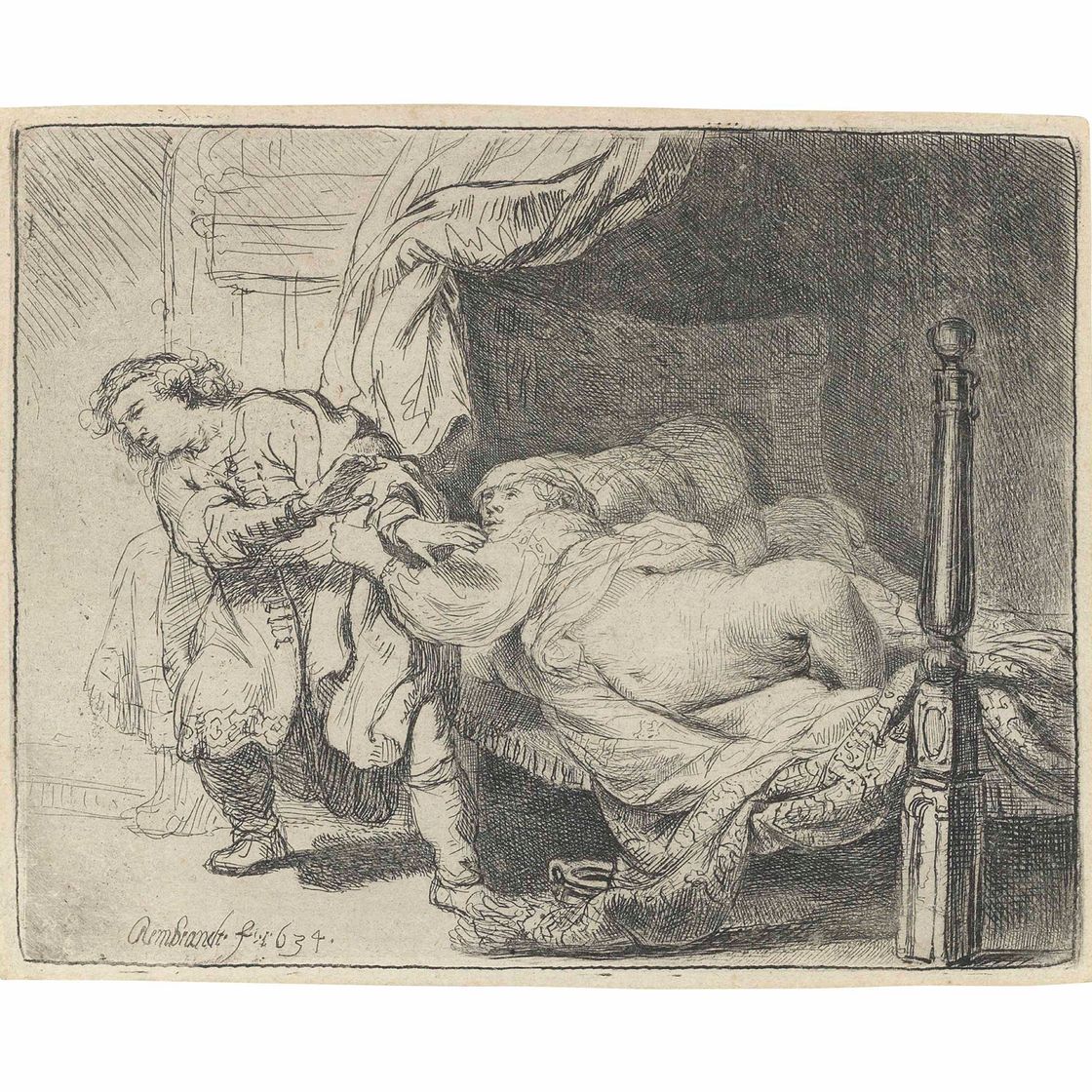 Rembrandt van Rijn — Иосиф и жена Потифара