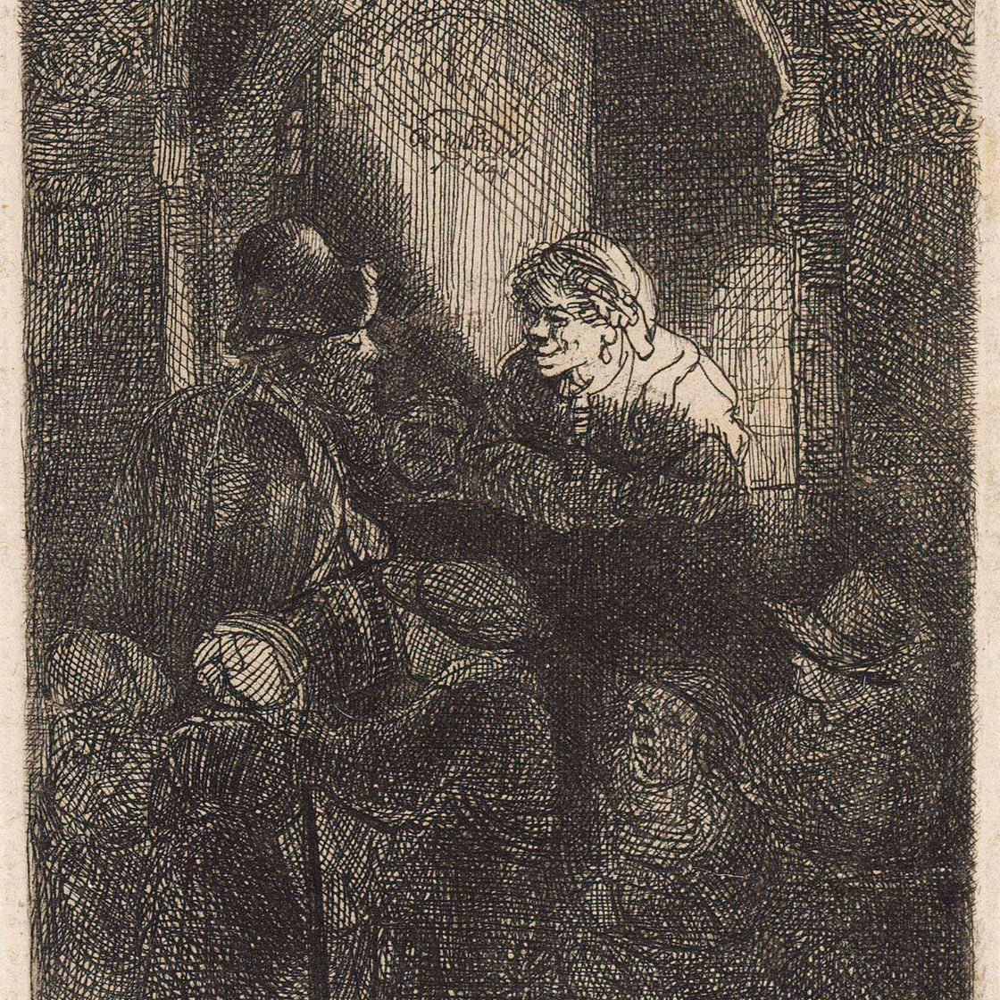 Rembrandt van Rijn — Школьный учитель (Б., стр. 128; Н. 192)