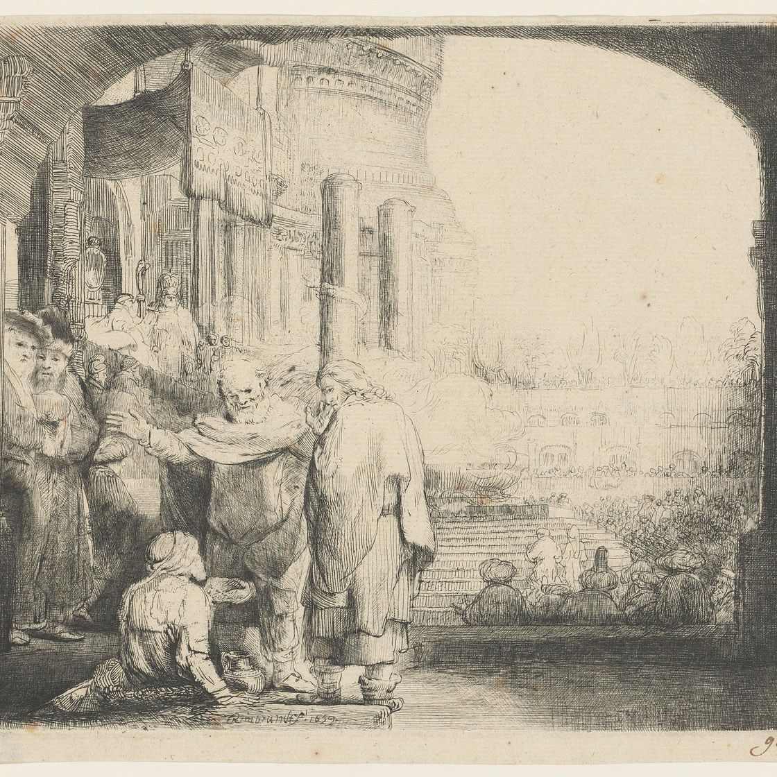 Rembrandt van Rijn — Крещение евнуха, изображение 2