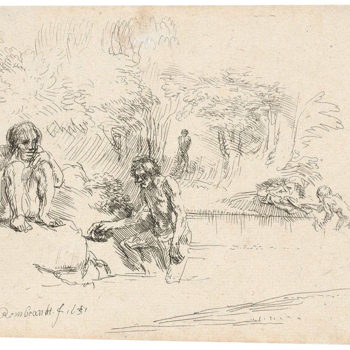 Rembrandt van Rijn — Купальщики