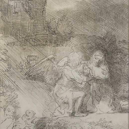 Rembrandt van Rijn — Агония в саду (Барч, Холстейн, 75; Хинд, 293)