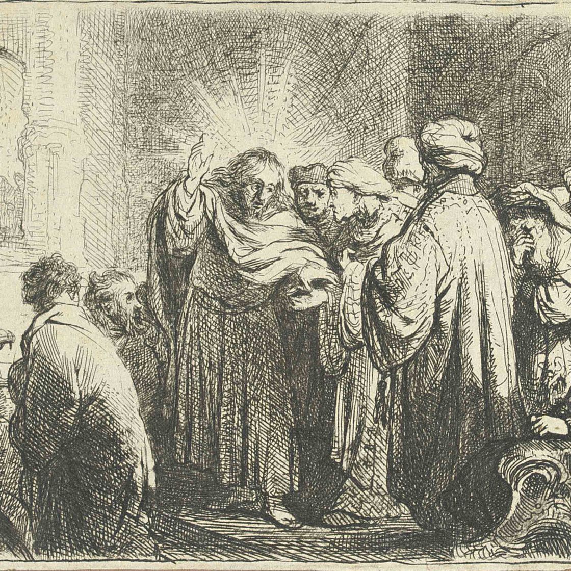 Rembrandt van Rijn — Денежная дань (B., Глава 68; H. 124)