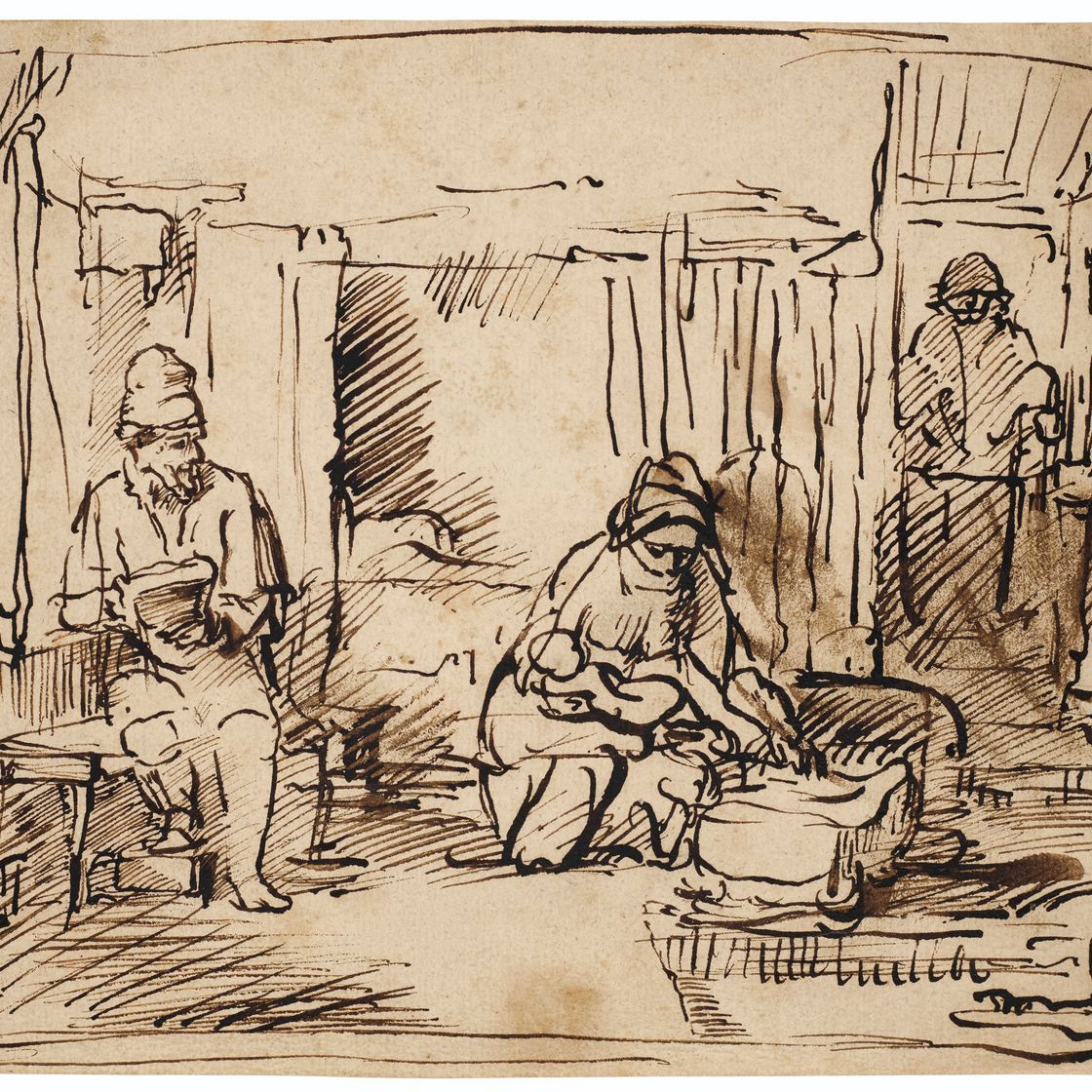 Rembrandt van Rijn — Семейная сцена